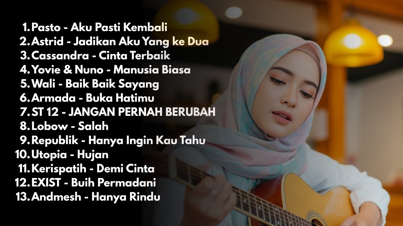 PLAYLIST AKUSTIK LAGU POP INDONESIA 2000-AN TERBAIK & HITS | Playlist Full Album TANPA IKLAN
