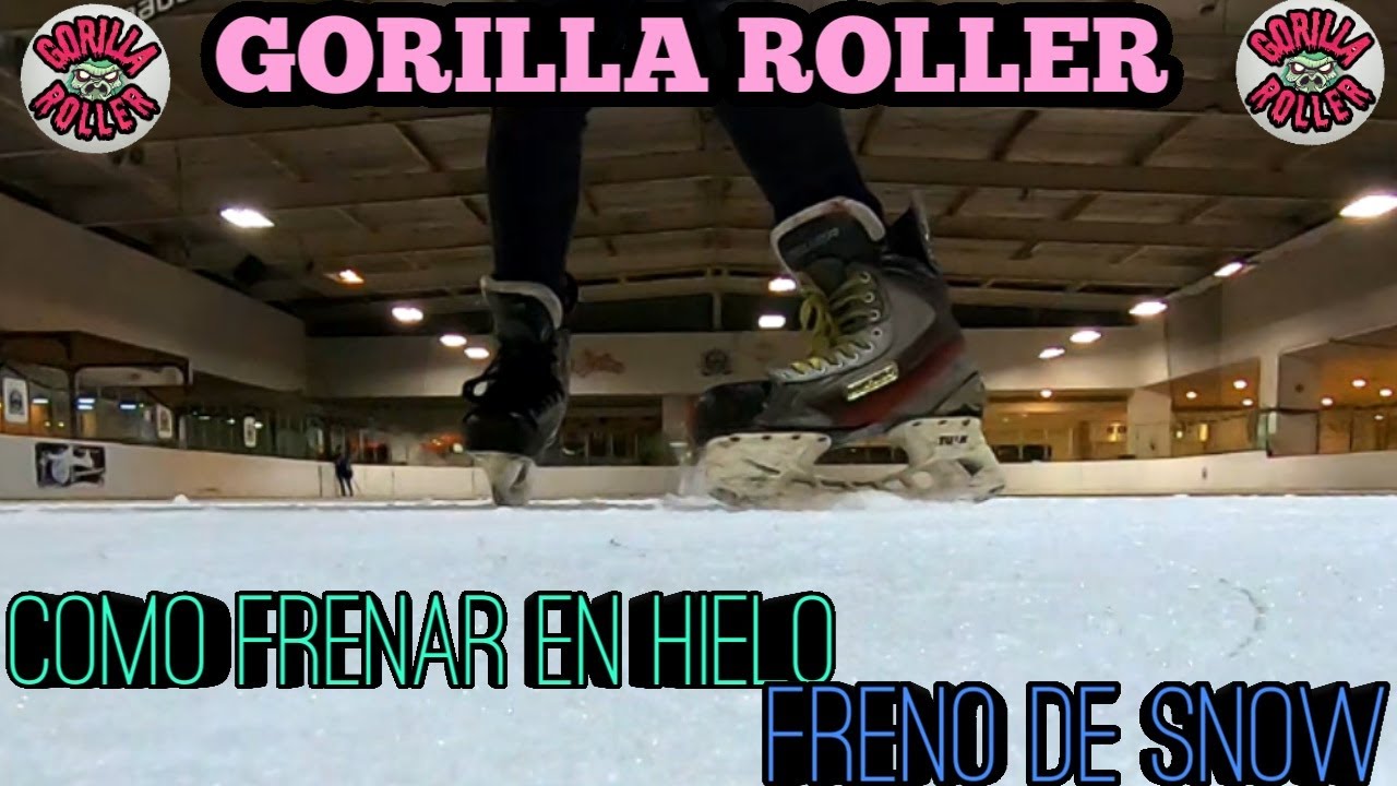 ❄️Como empezar a patinar sobre hielo❄️ ❄️¡APRENDE A FRENAR CON PATINES DE HIELO!❄️(Freno de SNOW)❄️