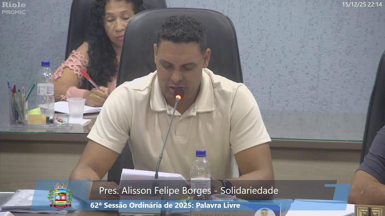 61ª SESSÃO ORDINÁRIA DE 2025 - CÂMARA MUNICIPAL DE WENCESLAU BRAZ/PR