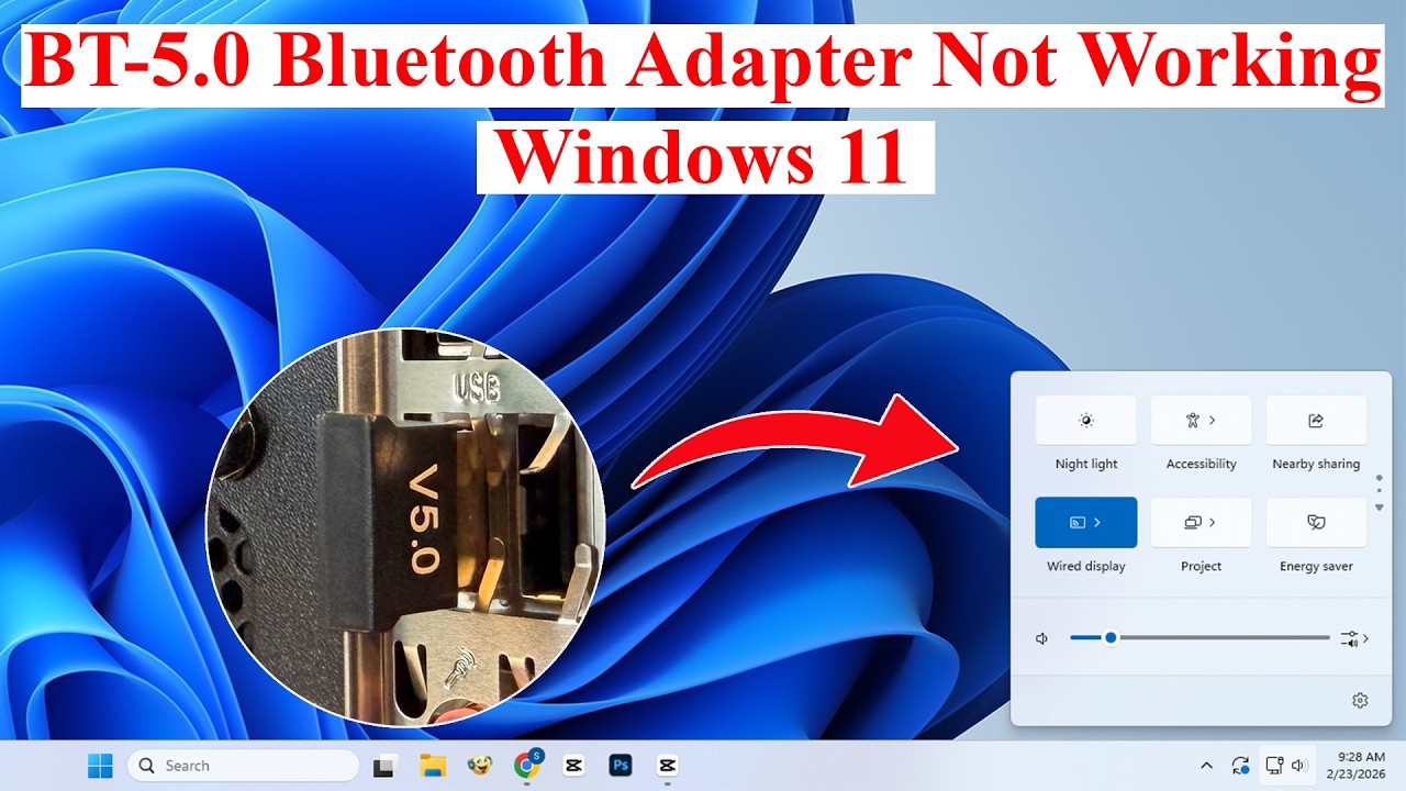 Bluetooth usb dongle not working windows 11