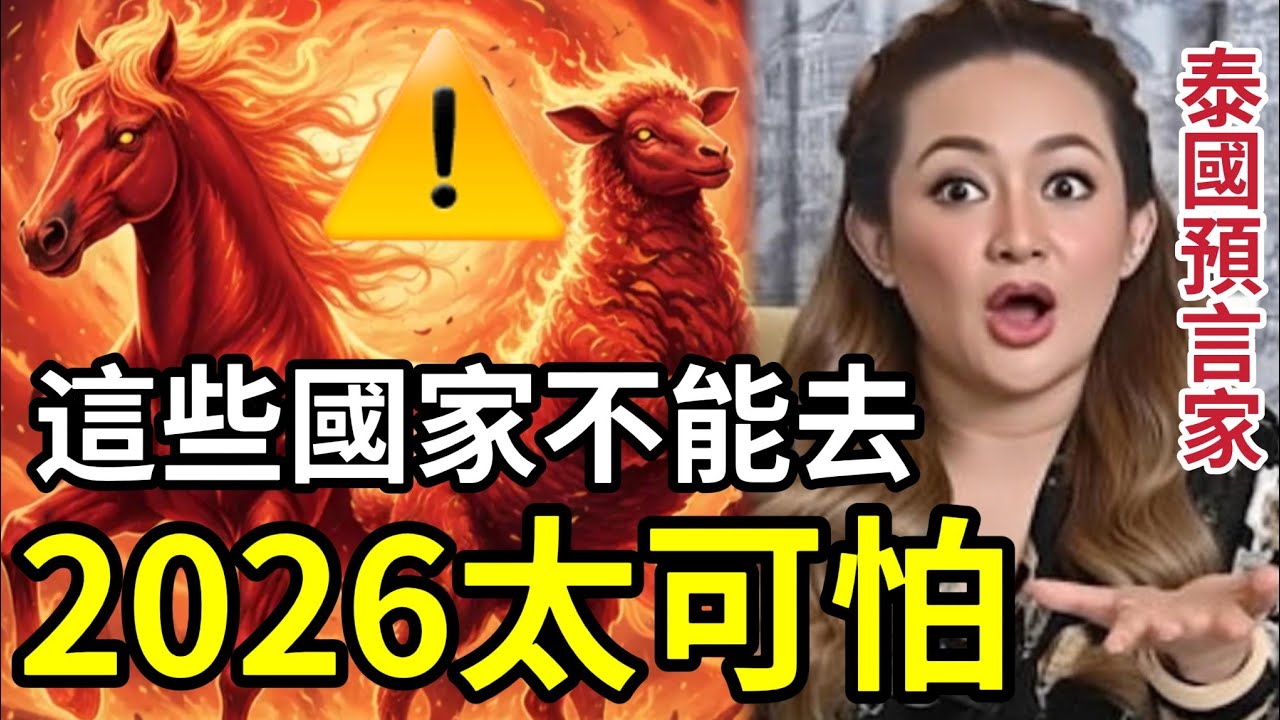 泰國預言家Plai最新警告「2026-2027很危險」上半年不要去這些國家！否則命都無？#2026 #預言 #地震