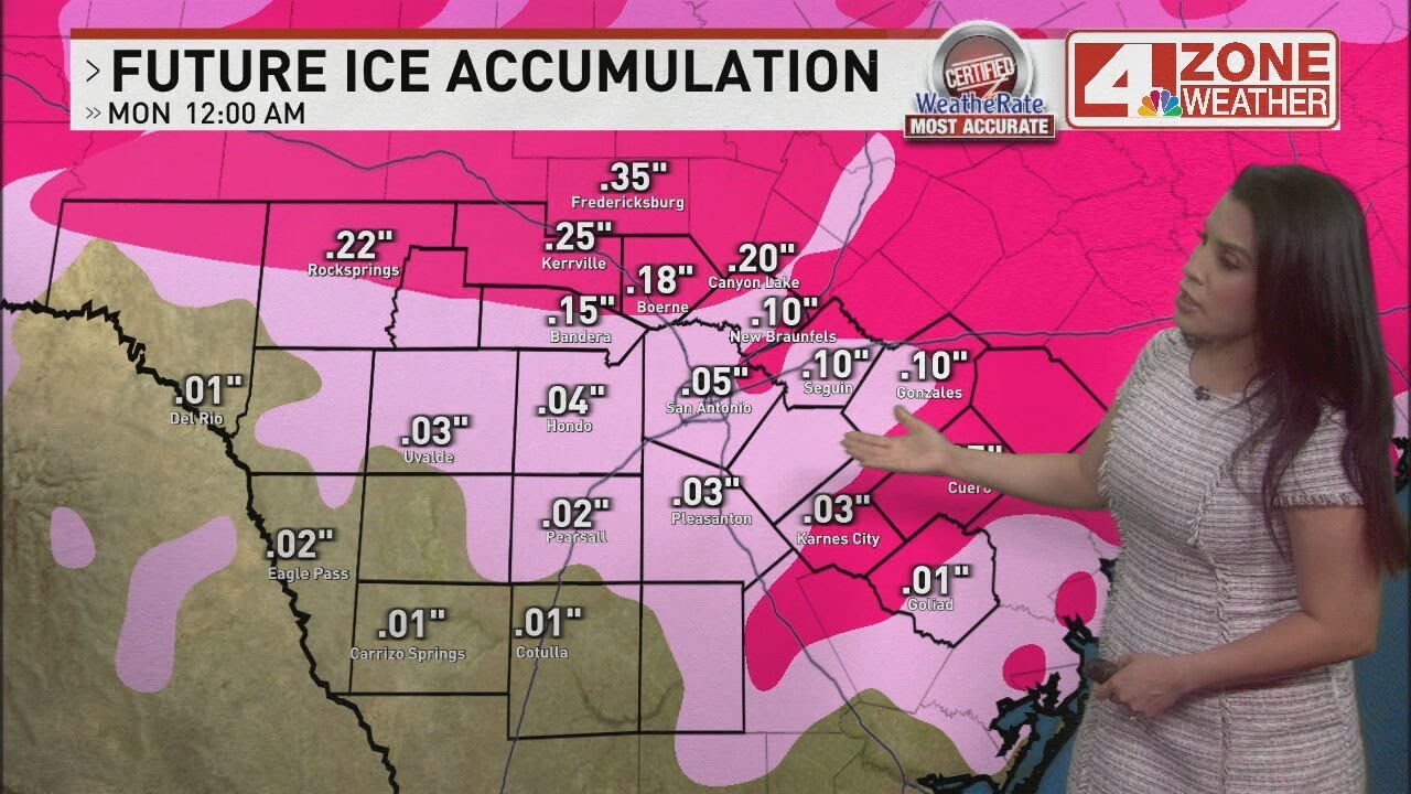 WINTER WEATHER WARNING: San Antonio bracing freezing rain and for 23° deep freeze
