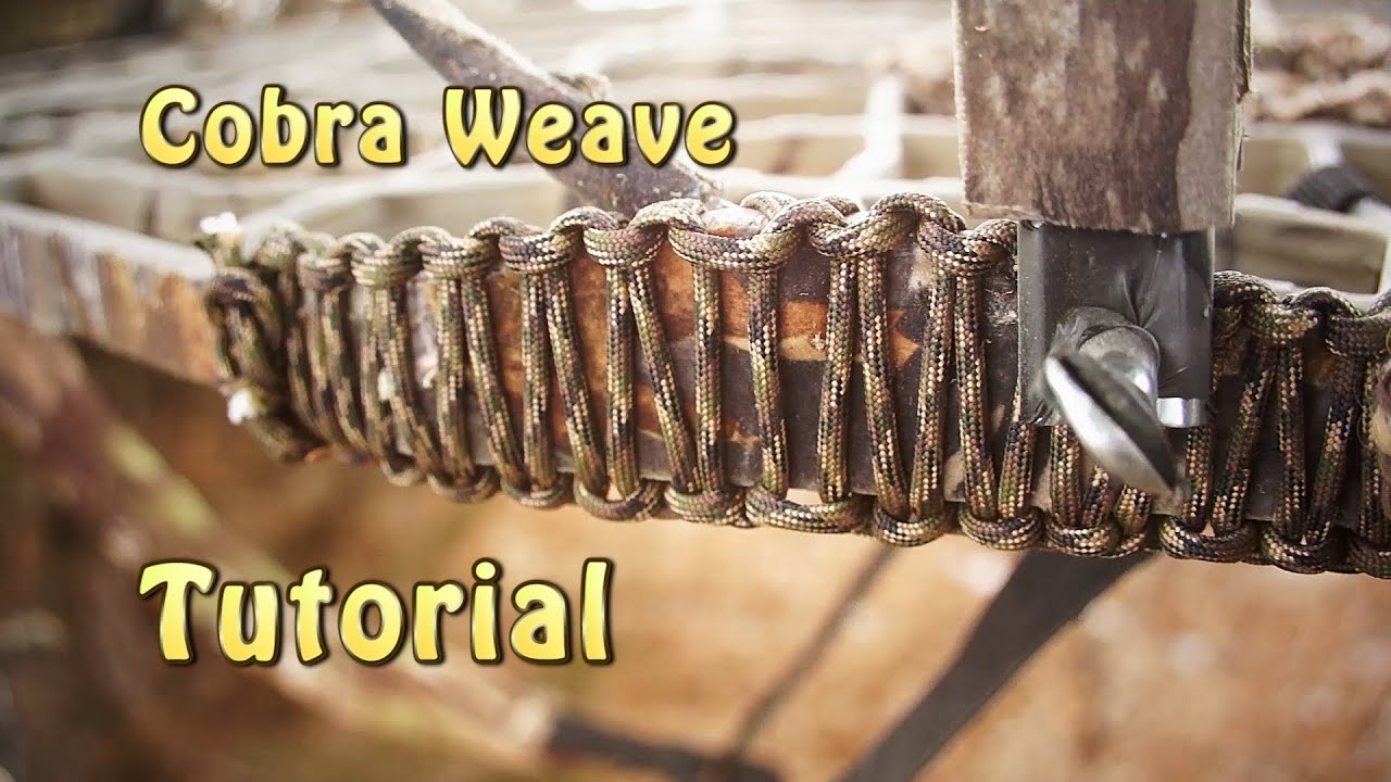Paracord Cobra Weave Tutorial DIY