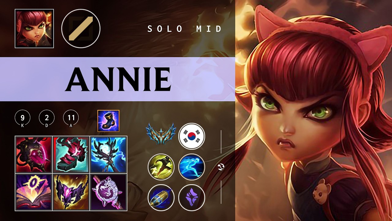 Annie Mid vs Yasuo - KR Challenger Patch 26.04