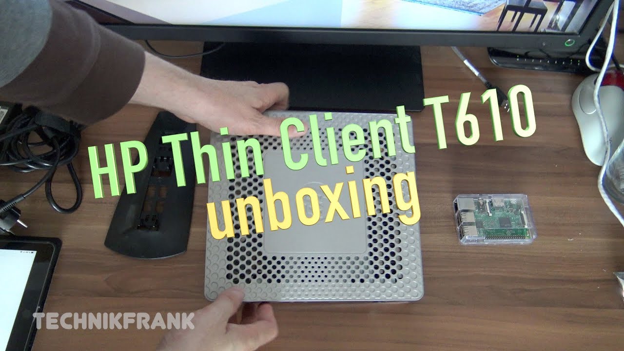HP ThinClient T610 unboxing