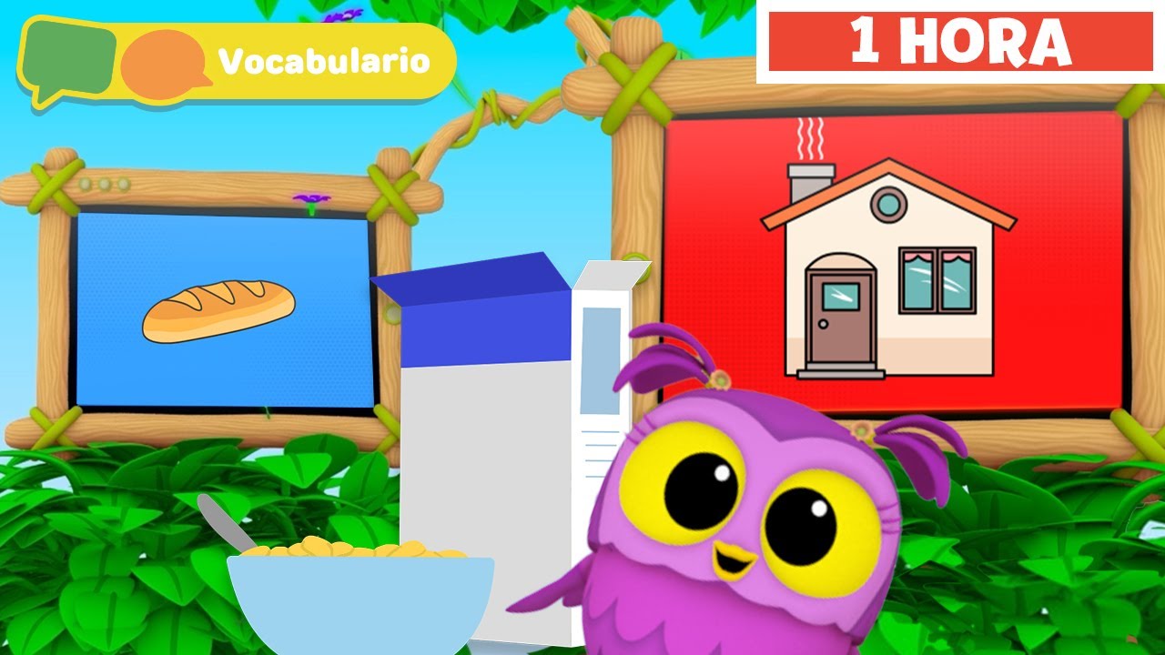 Hoot, Scoot y What | Aprende nuevas palabras para niños | Pan | Cereal y más |Mi Primera Universidad
