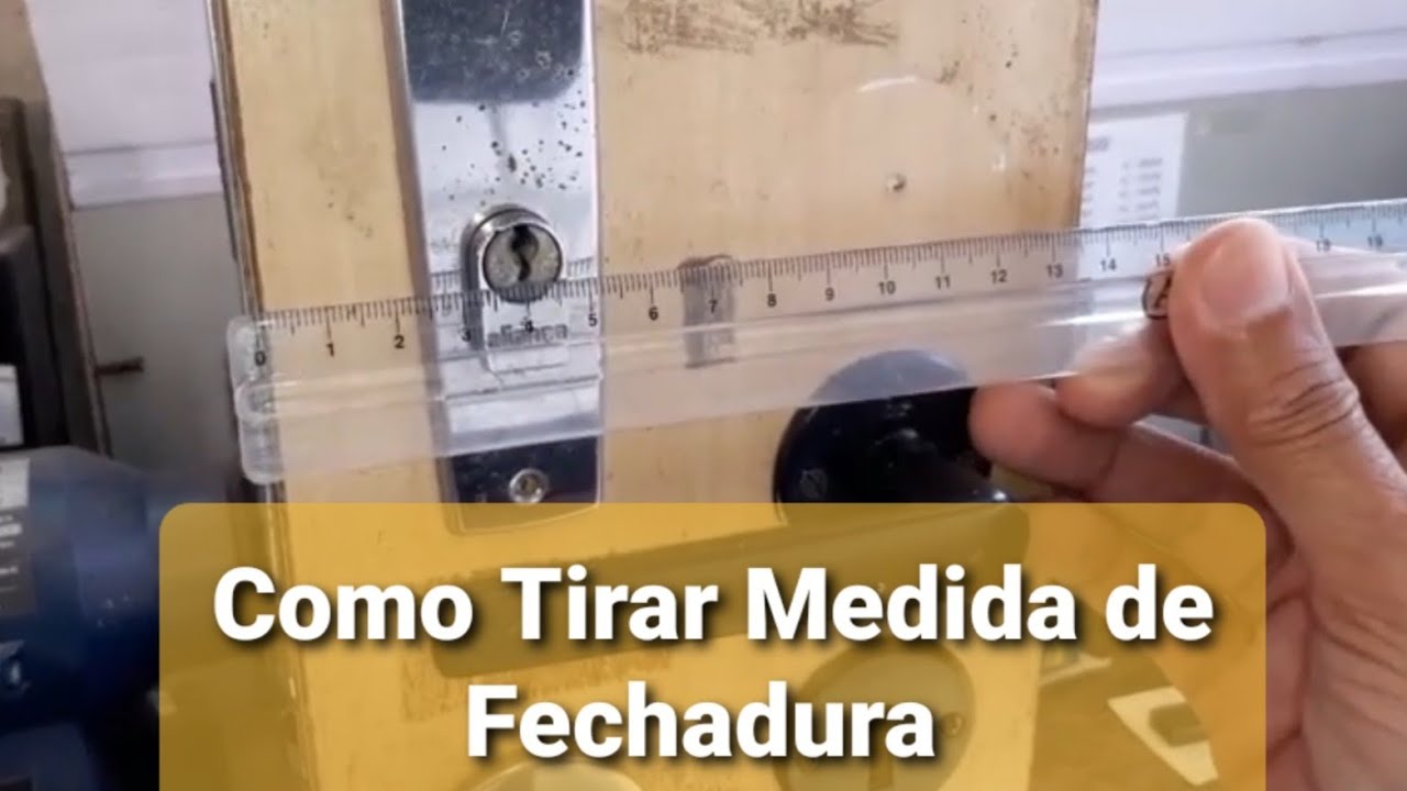 ✅ 🏠Como Tirar Medida de Fechadura de Porta , para Colocar Uma Nova -  @CHAVEIRO H M - Locksmith
