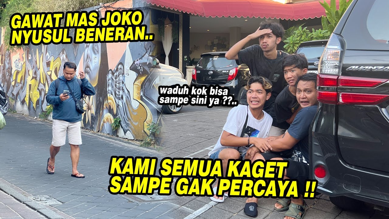 Mas joko nyusul ke Bali beneran !! WADUH GAWAT KITA HARUS SEGERA KABUR