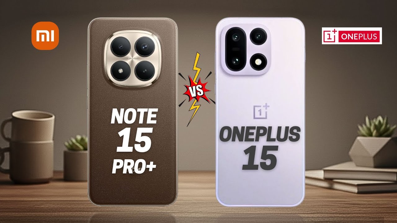 Redmi Note 15 Pro Plus 5G vs Oneplus 15  Full comparison ⚡Which one is Best