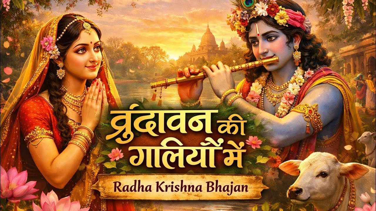 वृंदावन की गलियों में | Radha Krishna Bhajan | राधा कृष्ण लीला | Soulful Devotional Song