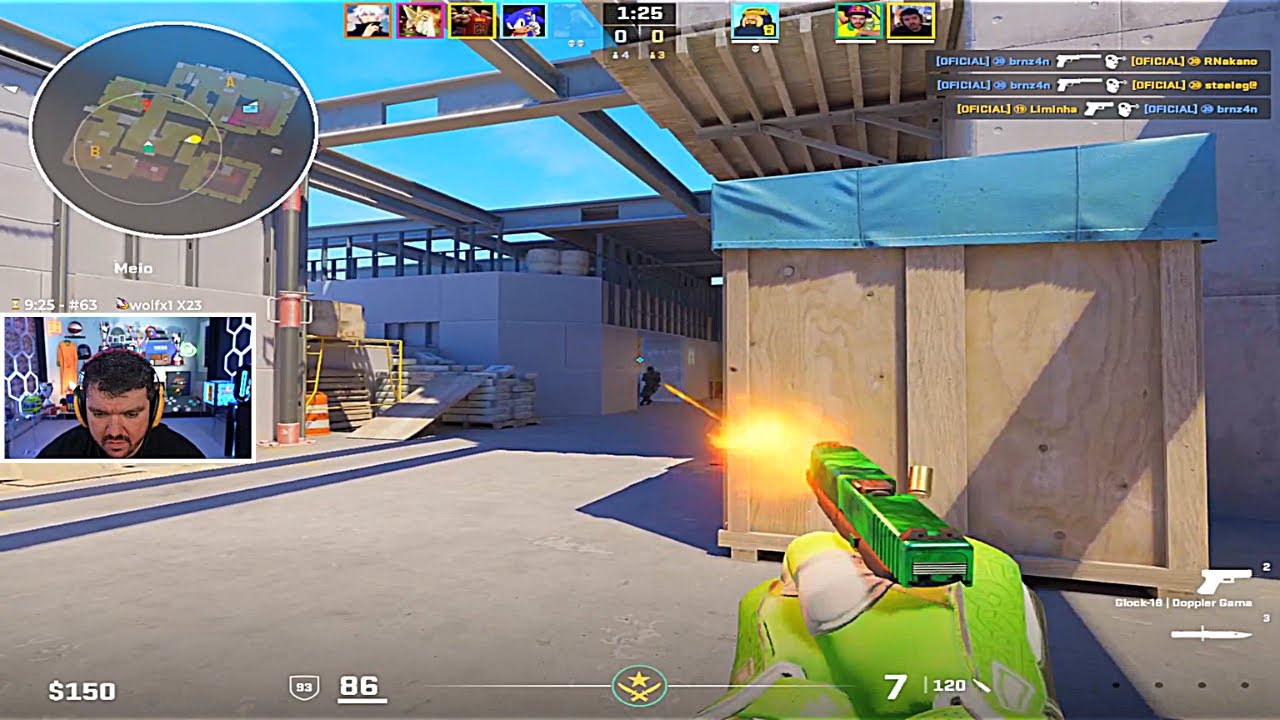 GAULES, LIMINHA, BT0, NAK E STEELEGA JOGANDO CS:2 (16/01/24) #648