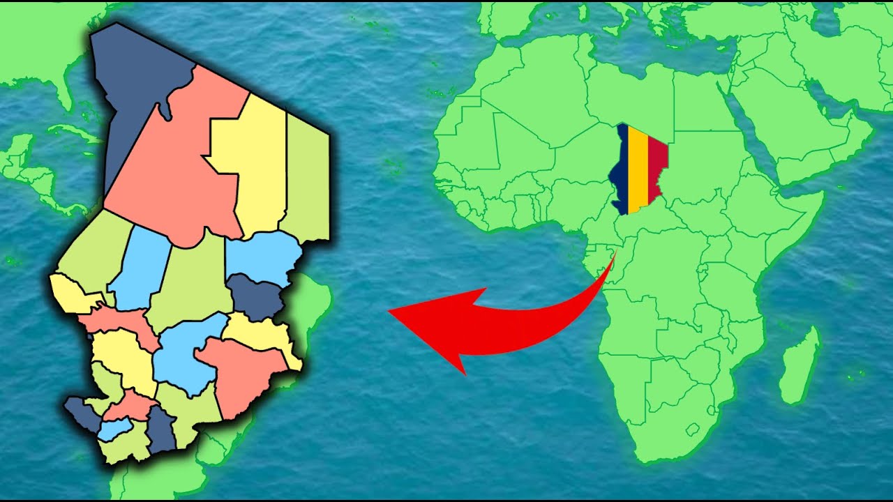 Chad - Geography of the 23 Regions