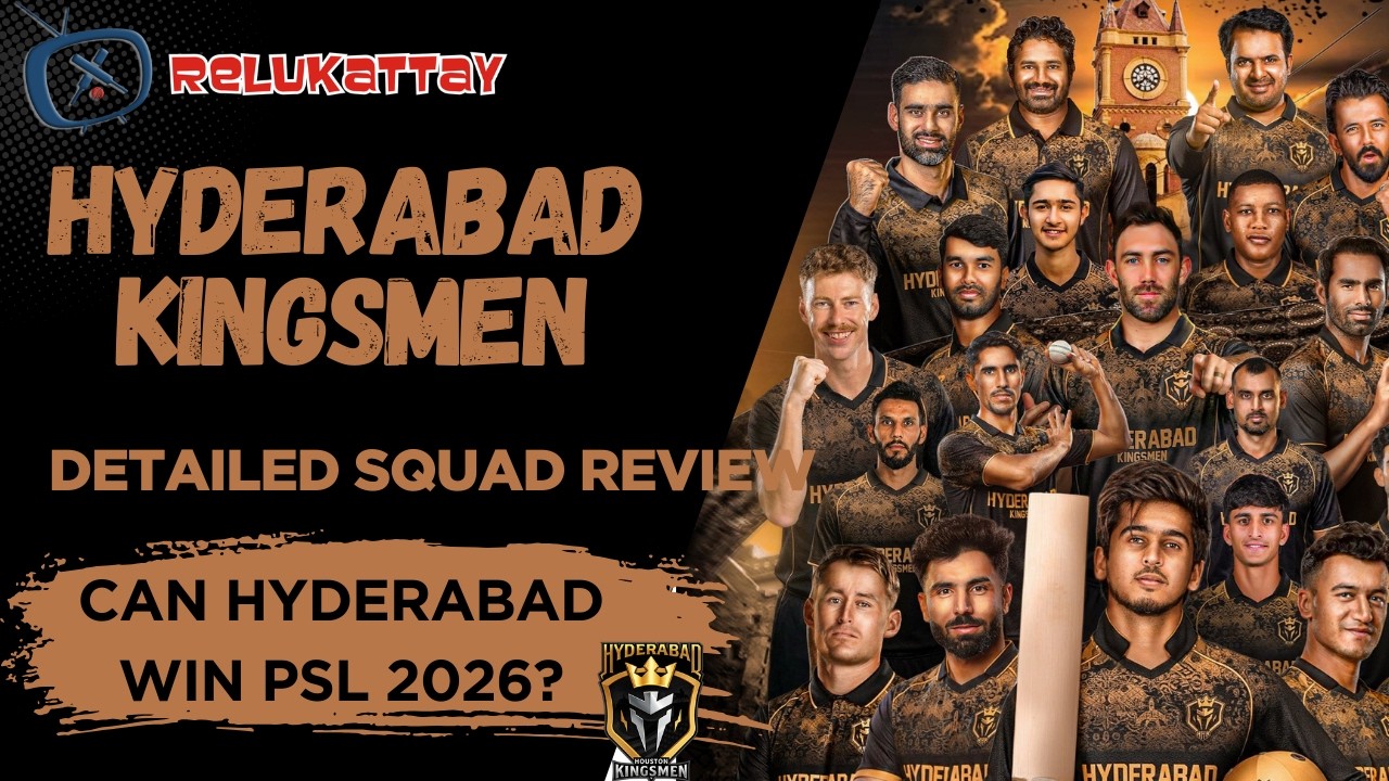 Hyderabad Kingsmen PSL 2026 Squad Analysis | Can Hyderabad win PSL 11?