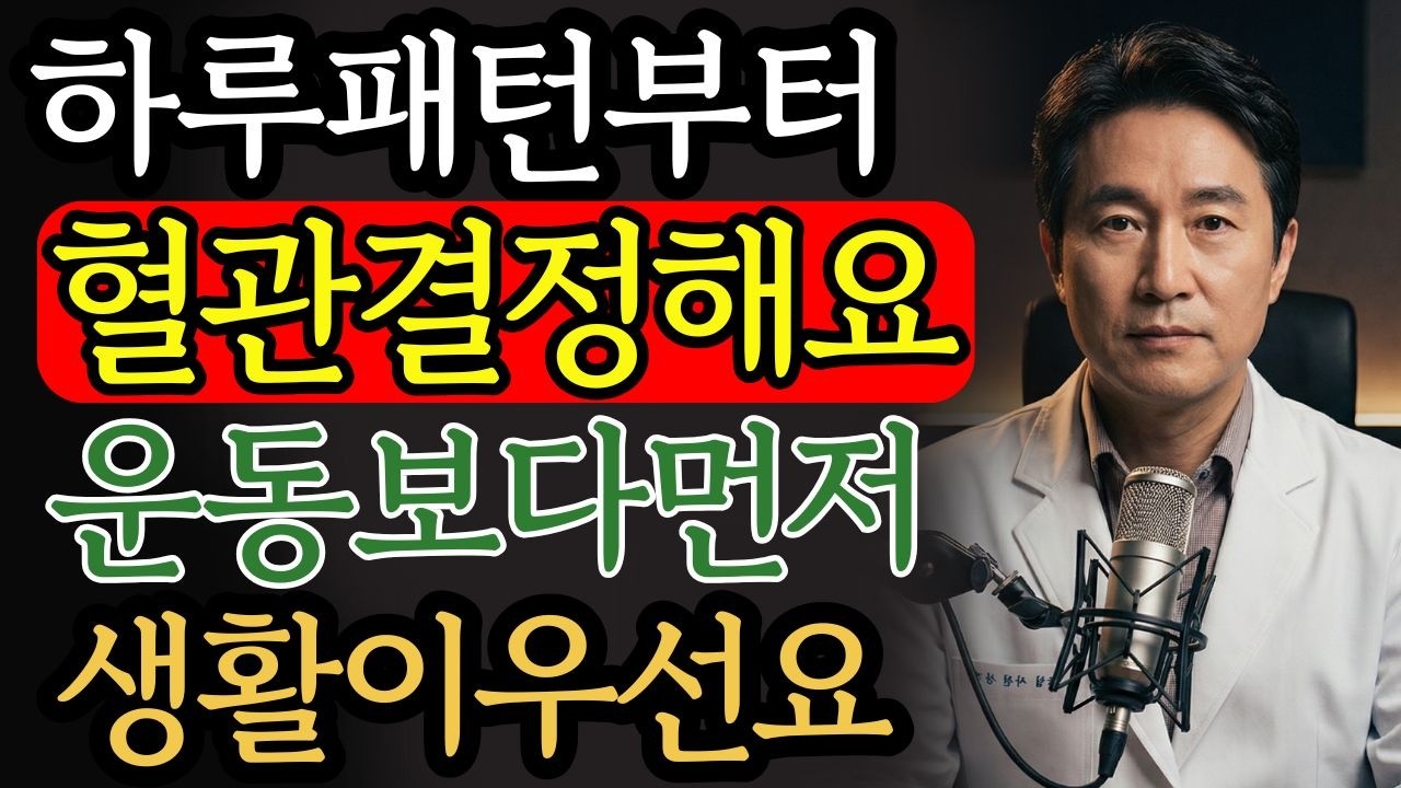 운동보다 먼저 점검해야 할 혈관 생활 패턴 | 건강 | 혈관 | 생활습관 | 노후 | 오디오북 |