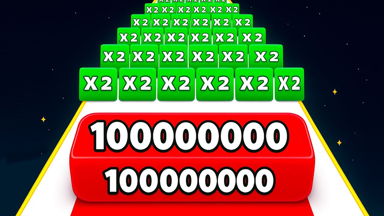 Jelly Run 2048 Cubes (123,3333,5555,9999,ABC) 🆚🔥 Save John Help Me 2048 Epic Gameplay Ep-207