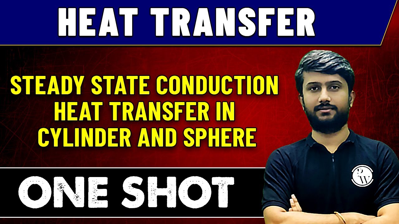 Heat Transfer | Steady State Conduction Heat Transfer in Cylinder & Sphere in One Shot | GATE 2023