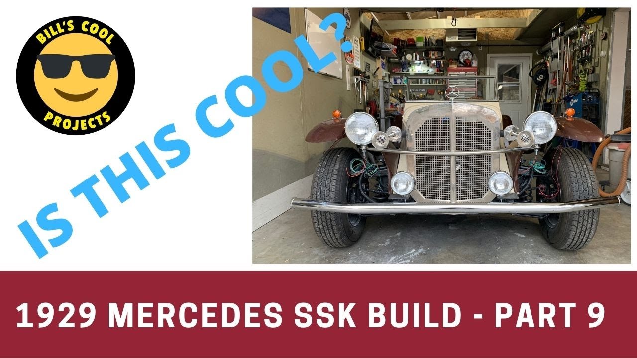How to build a car!  1929 Mercedes SSK work continues. Use these ideas on your build  Part 9