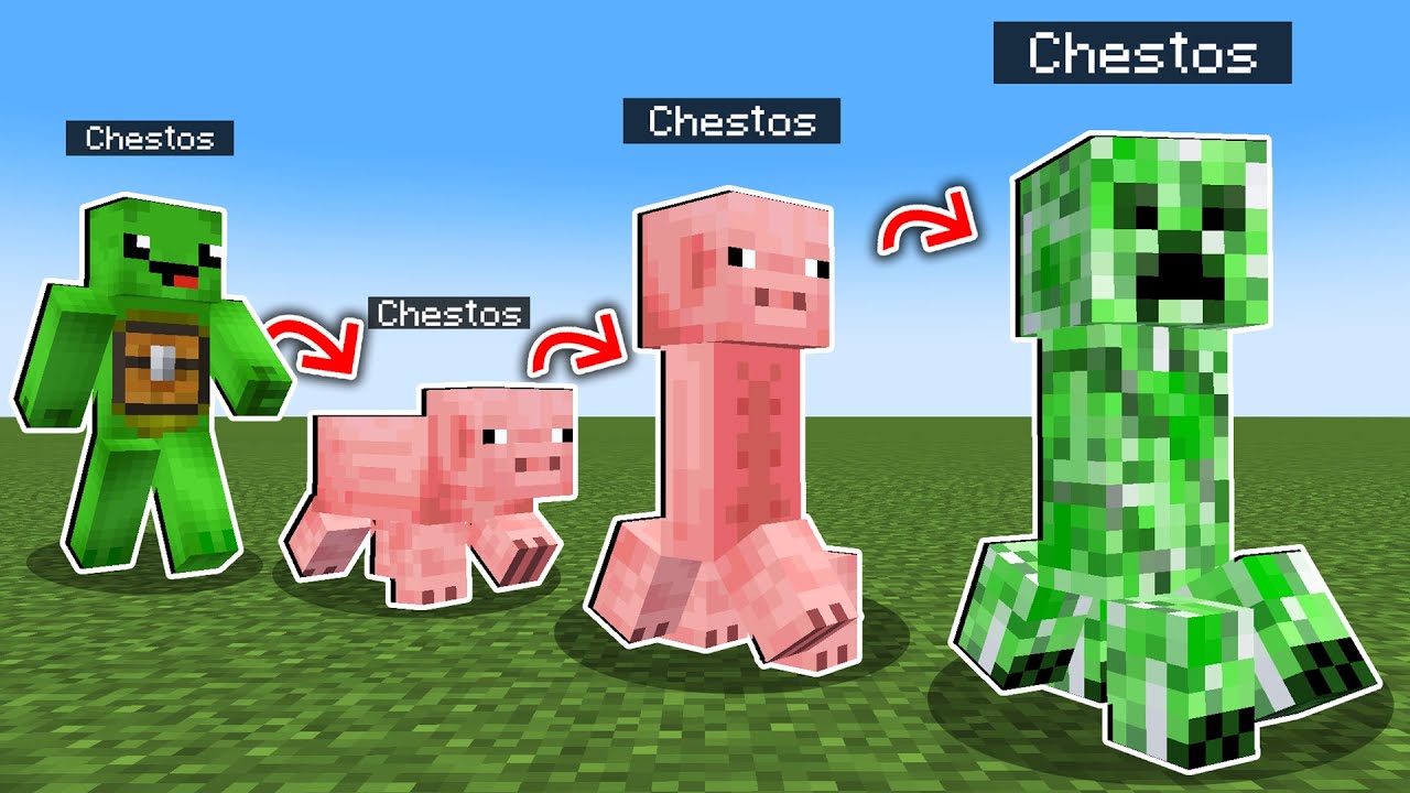 Minecraft dar Evoluez intr-un Creeper...