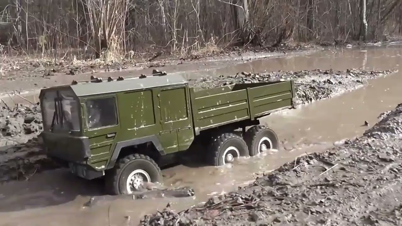 RC TRUCKS OFF Road MUD Terrain - Scale model: MAN Truck 6x6, Hummer, Tamiya Pajero, Axial, HPI