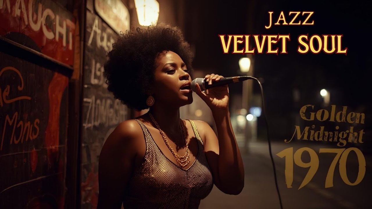 Golden Midnight 1970 — Female Afro Jazz Soul | Smoky Vintage Night 🌙🎷