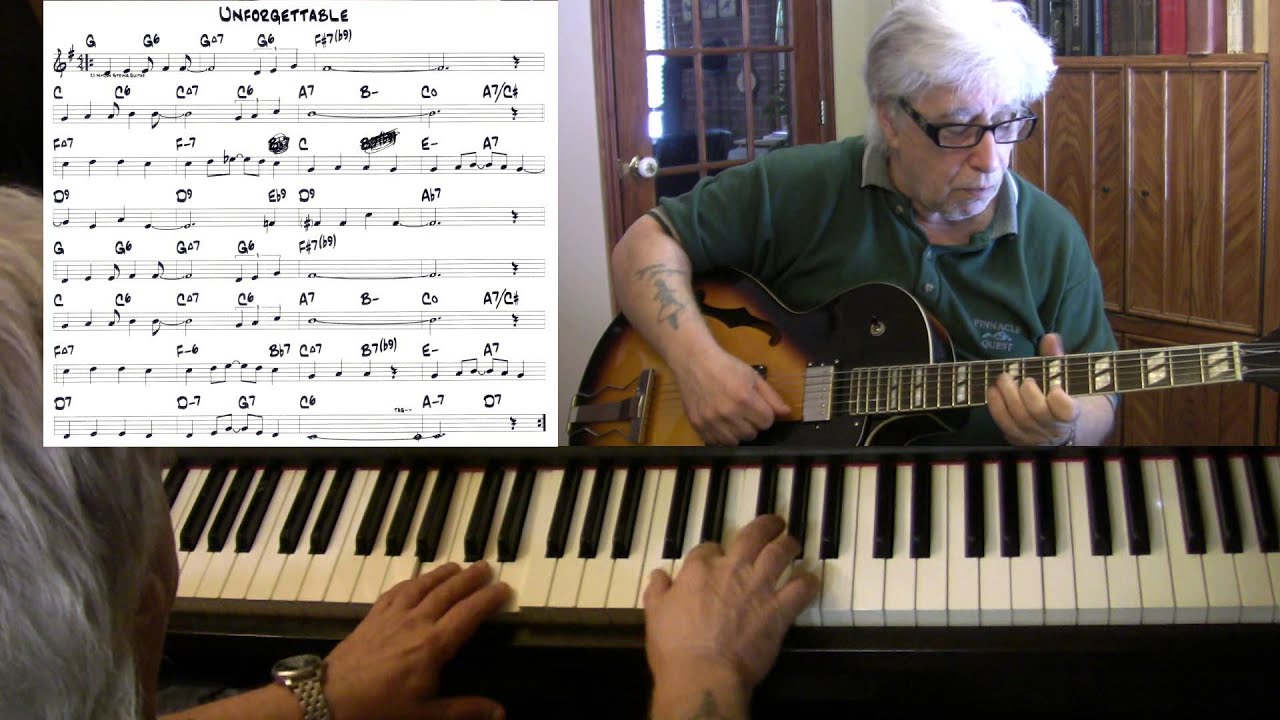 Unforgettable - guitar & piano jazz cover - Yvan Jacques