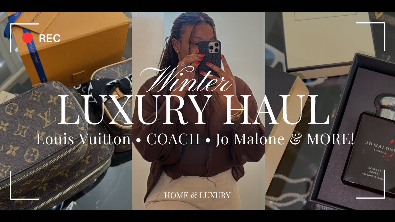Зимняя коллекция предметов роскоши от Winter Luxury Collective: Louis Vuitton, COACH, Jo Malone, ...