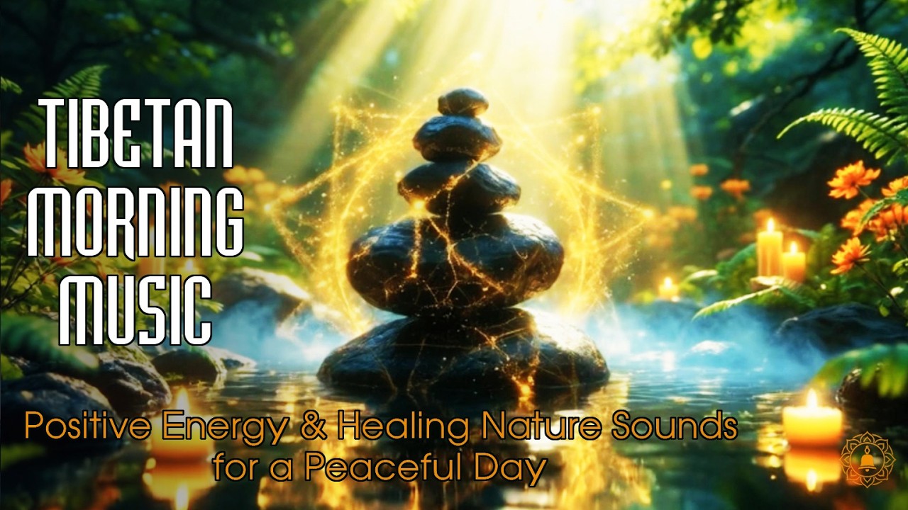 Tibetan Morning Music l Positive Energy & Healing Nature Sounds for a Peaceful Day