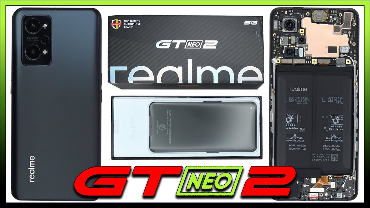 Видеообзор разборки и ремонта Realme GT Neo 2 5G