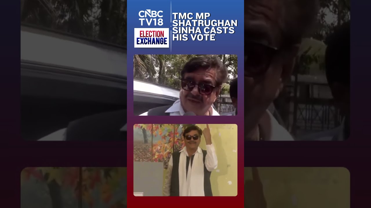 Депутат TMC Шатругхан Синха голосует из Асансола | Выборы в Западной Бенгалии 2026 | Н18С
