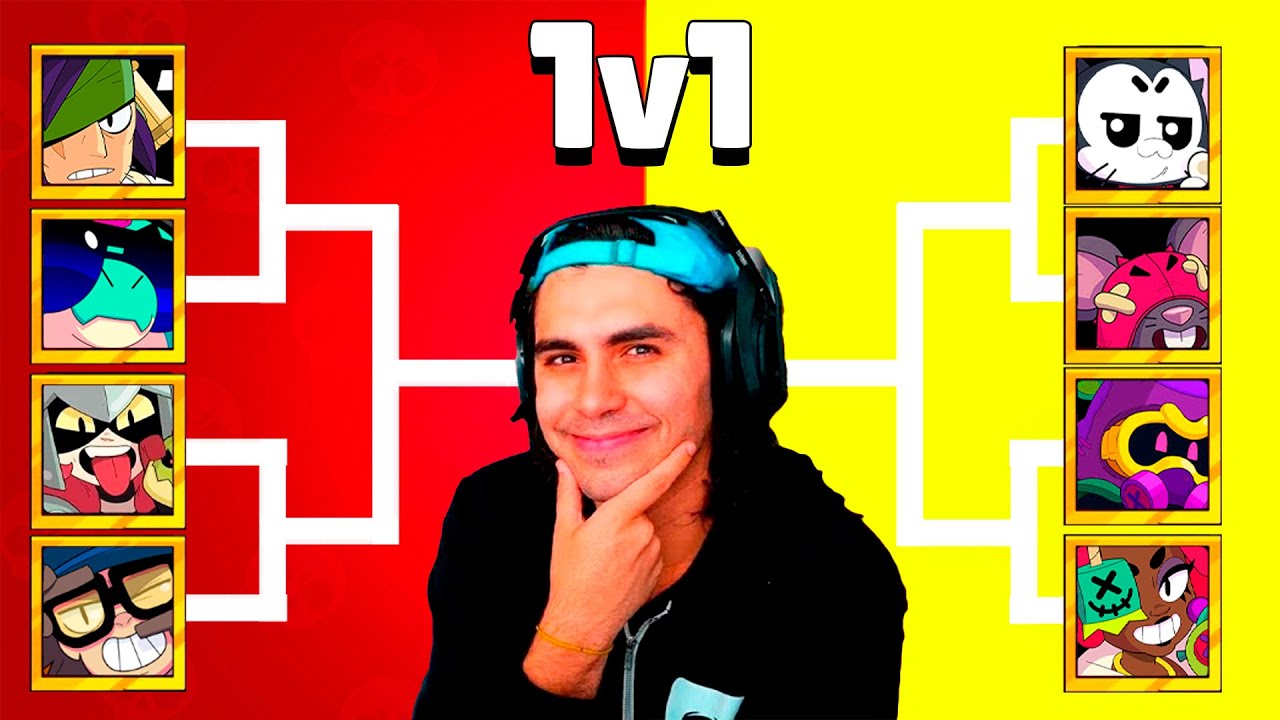 LENDÁRIOS VS MITICOS NO 1V1 do Brawl Stars