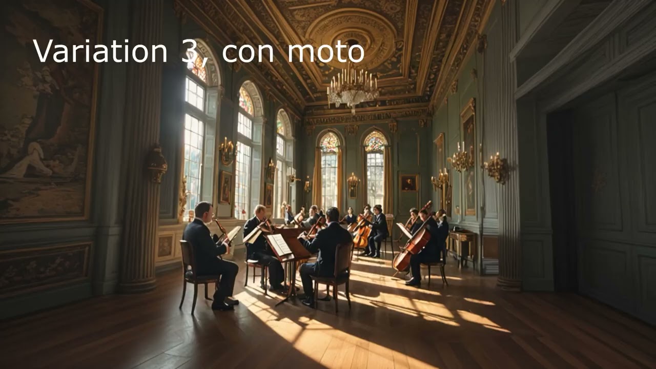 Johannes Brahms: Variationen über ein Thema von Joseph Haydn, bearbeitet für 9 Bläser und Kontrabass