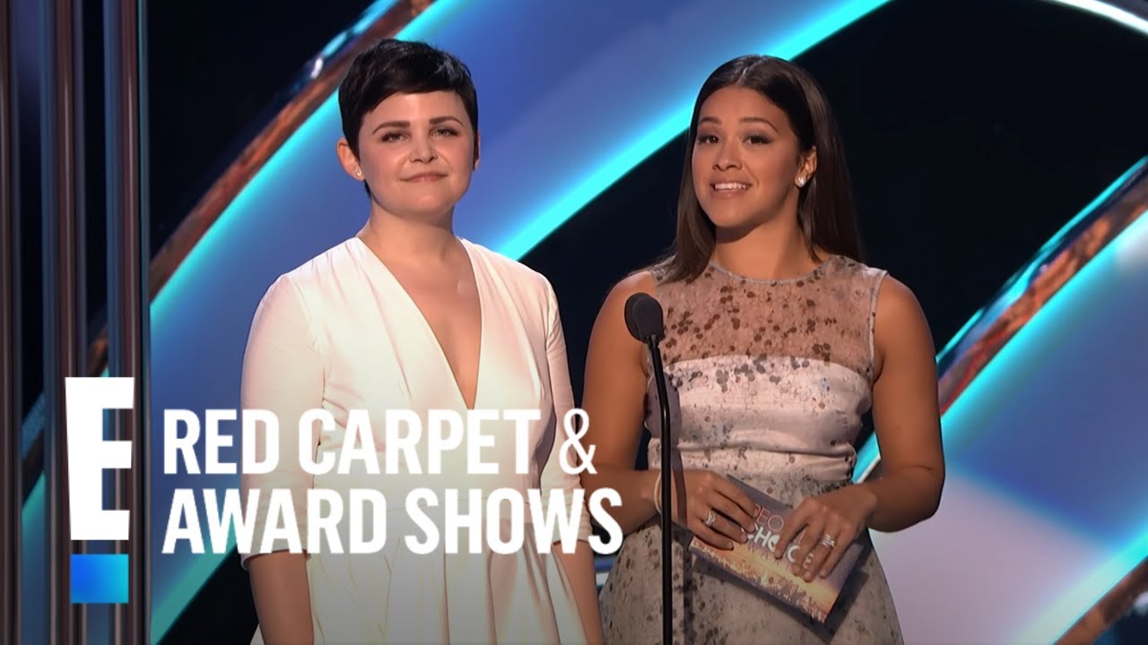 Ginnifer Goodwin & Gina Rodriguez present at Peoples Choice Awards 2015 | E! People's Choice Awards