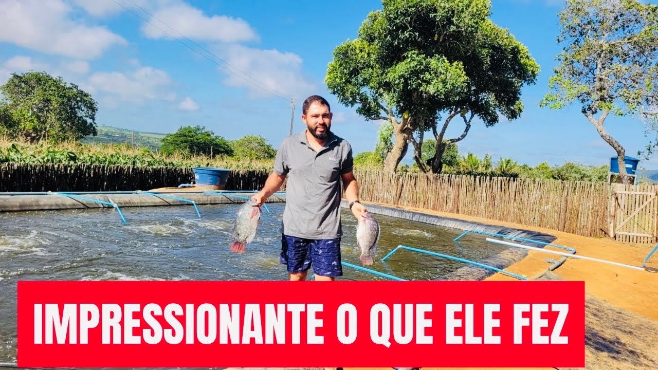 JOVEM SURPREENDEU A TODOS COM SEU TRABALHO NO SÍTIO 