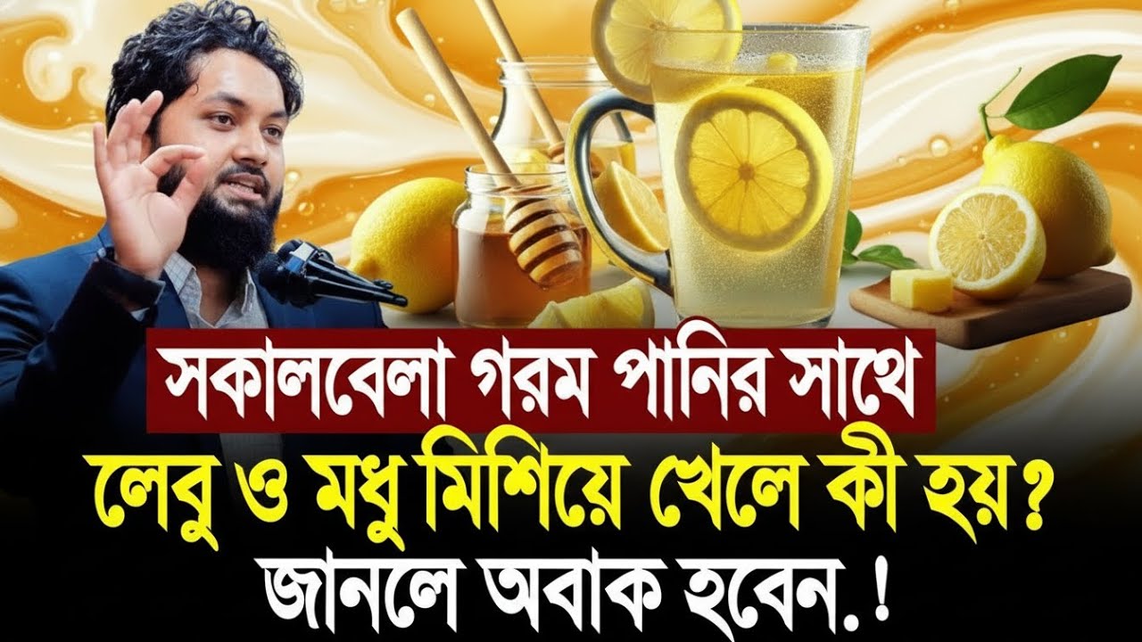 ডাক্তাররা কেন সকালে লেবু মধু পানি খেতে বলেন কারণ জানলে অবাক হবেন | ডাঃ নোবেল #drnabil