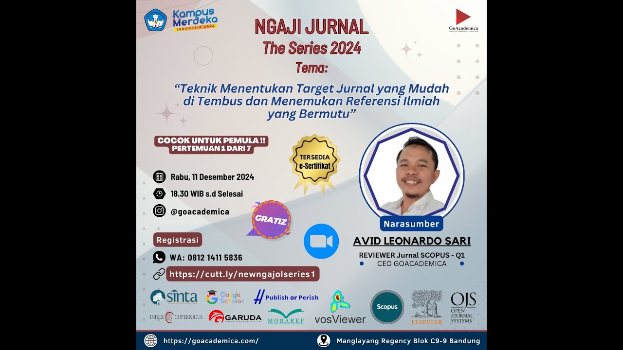 Teknik Menentukan Target Jurnal & Menemukan Referensi Berkualitas - Series 2024 | Ngaji Jurnal 1
