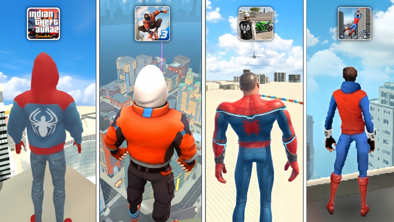 Spider-Man Jumping in All Mobile Games 🤯