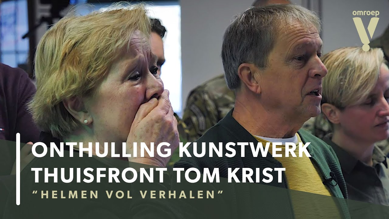 JELMER ZWAAN onthulling kunstwerk 'Verbonden' voor THUISFRONT LUITENANT TOM KRIST