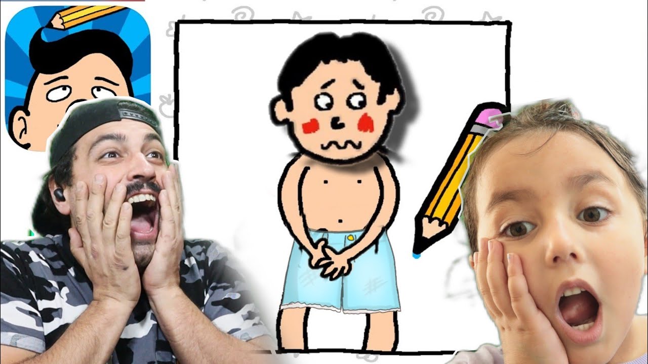 ÇİZGİ ÇİZ VE ŞEKLİ TAMAMLA  😱 Just Draw
