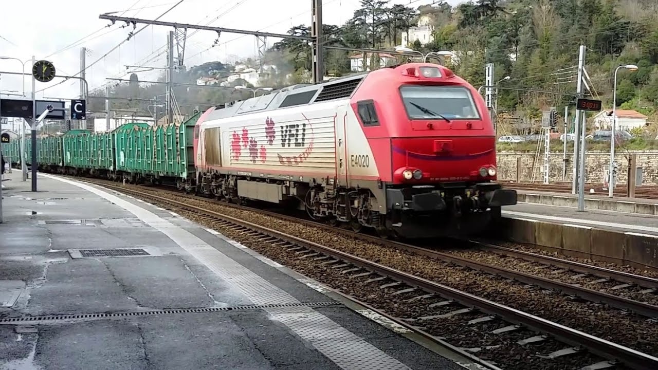 Ambiance ferroviaire en gare d'Agen