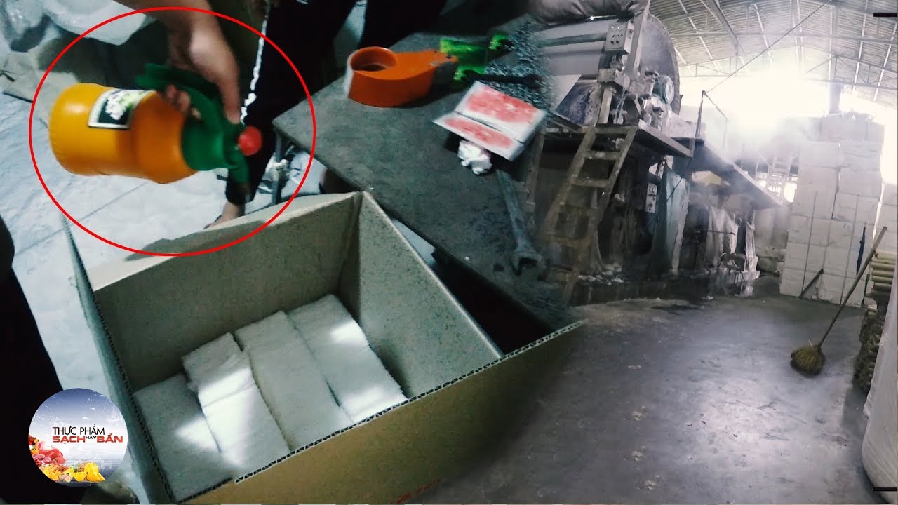Ớn lạnh màn TẨY TRẮNG VÀ TẠO HƯƠNG cho GIẤY ĂN RẺ TIỀN