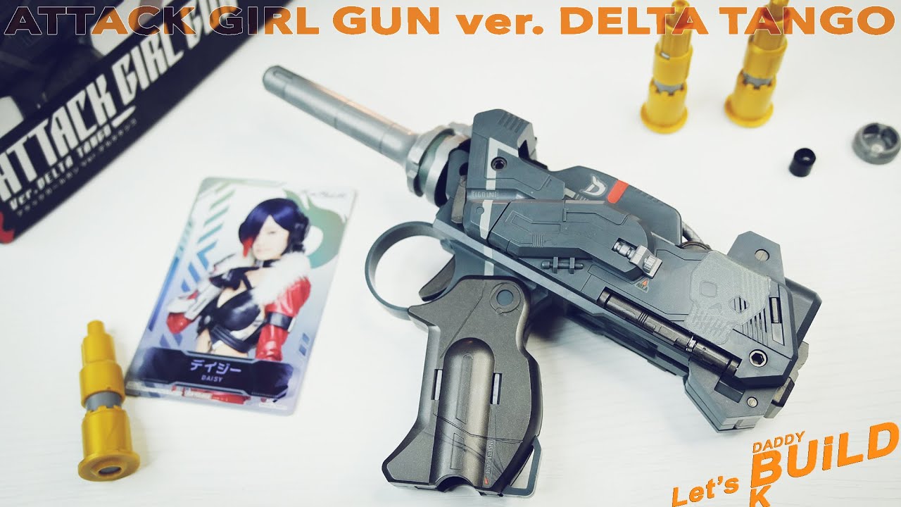 ATTACK GIRL GUN ver. DELTA TANGO BANDAI Plastic Model Kit from Girl Gun Lady series | ASMR Build Up