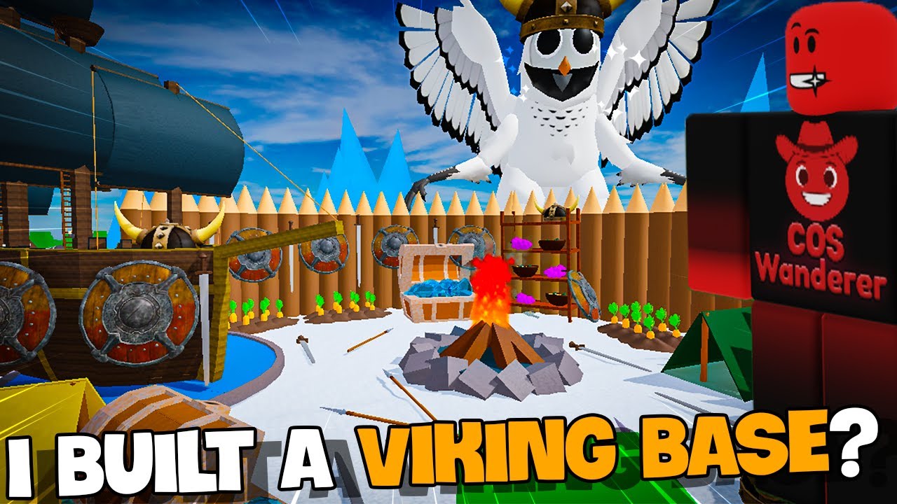 The Ultimate Viking Base in 99 Nights in a Forest!