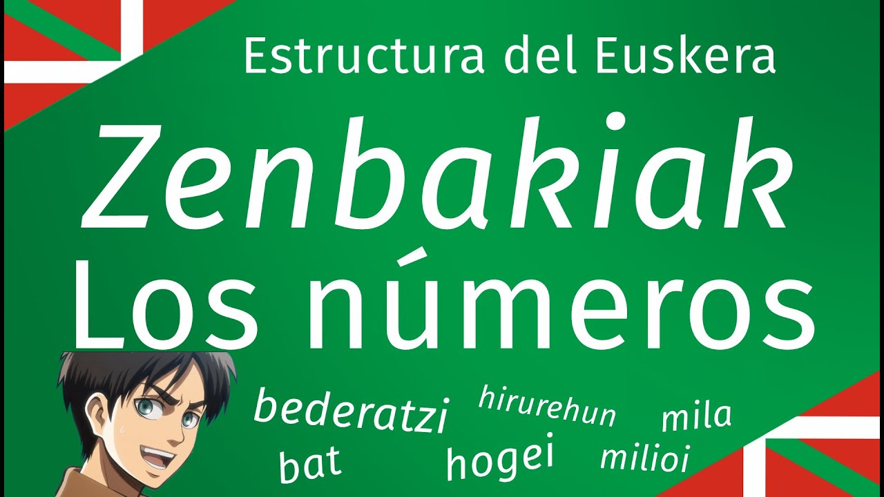 ¿Cómo son LOS NÚMEROS en Euskera? - Estructura del Euskera