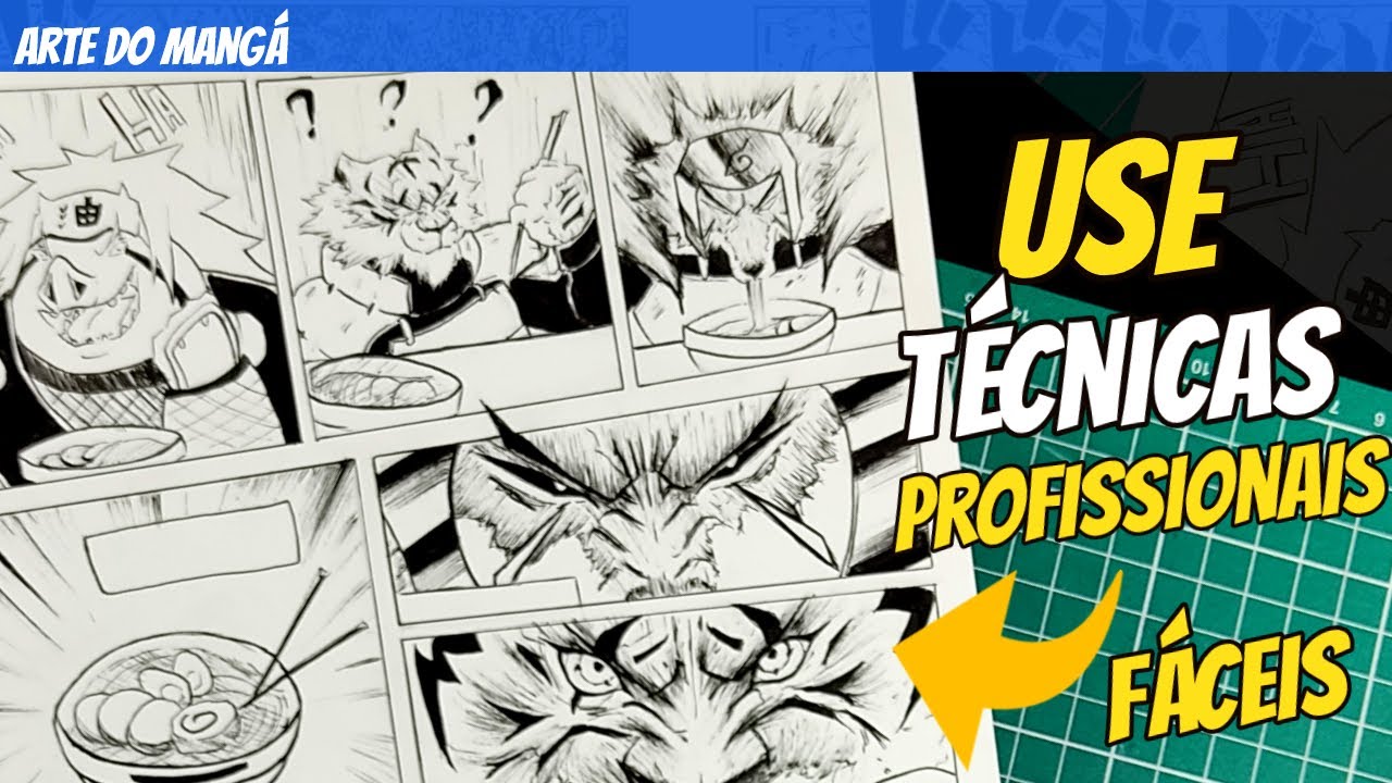 Como CRIEI uma pagina de MANGÁ PROFISSIONAL sendo iniciante!! ( TÉCNICAS E PROCESSO)
