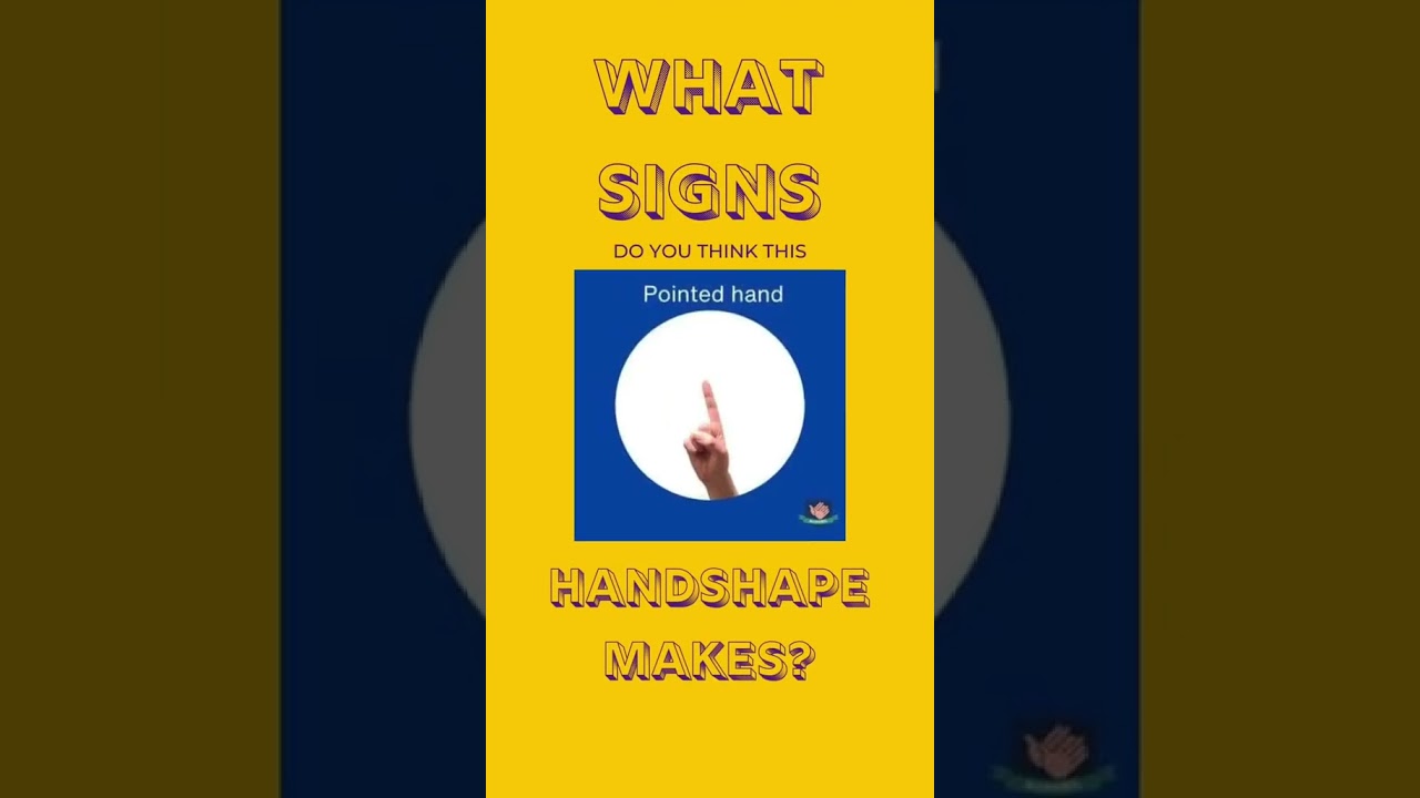 Did you know there are 21 handshapes that unlock bsl?