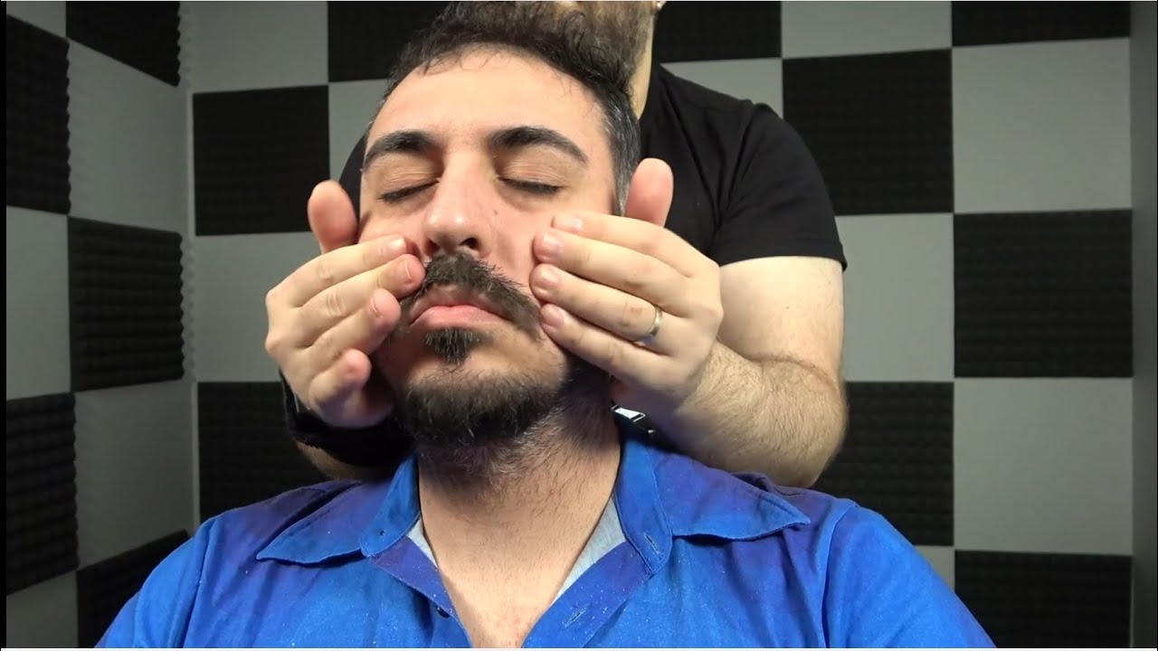 💈 Perfect Relaxing Head Massage Ear Massage Face Massage By Lunatic Barber 💈