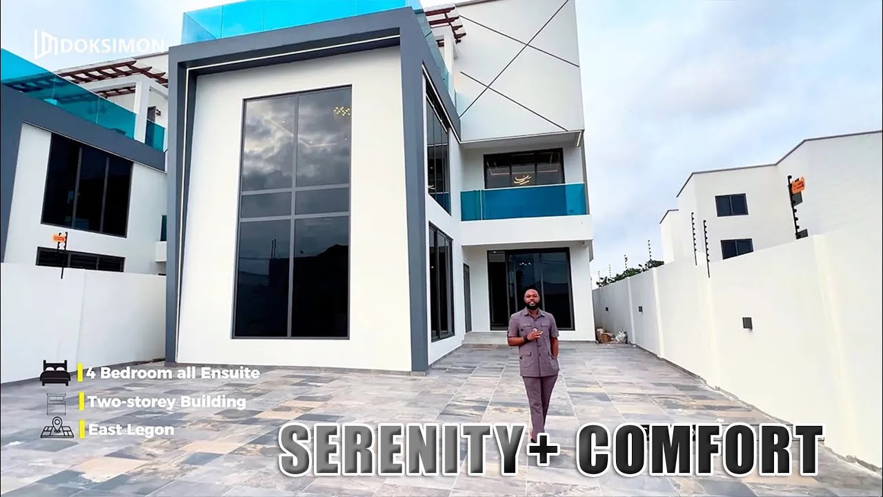 Inside Ghana’s Coolest 4 Bedroom House with Swimming Pool | East Legon Luxury Living 🏡