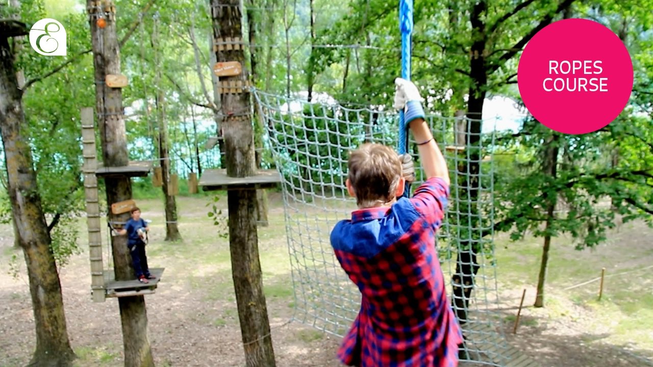 High Ropes Course & Rock Climbing - Les Elfes summer camp in Verbier