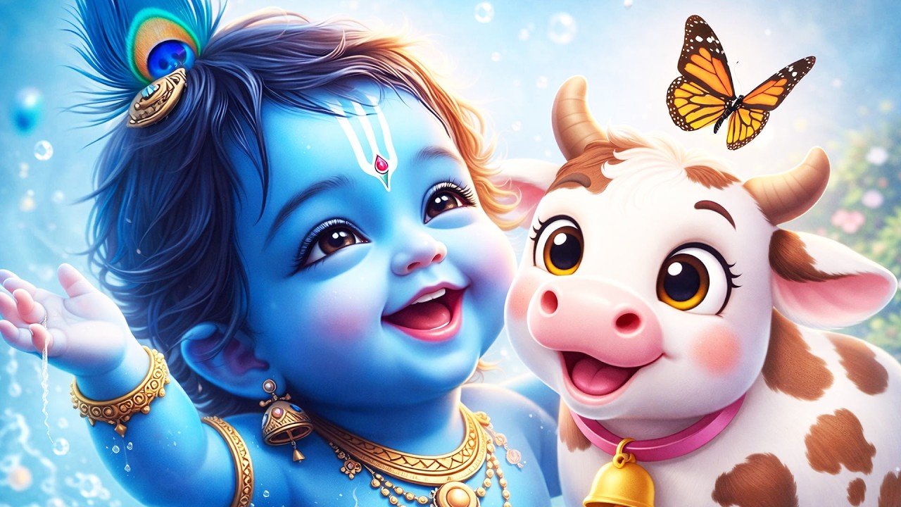 Little Krishna Song - छोटी छोटी गैया - Choti Choti Gaiya Chote Chote Gwal | Krishna Song