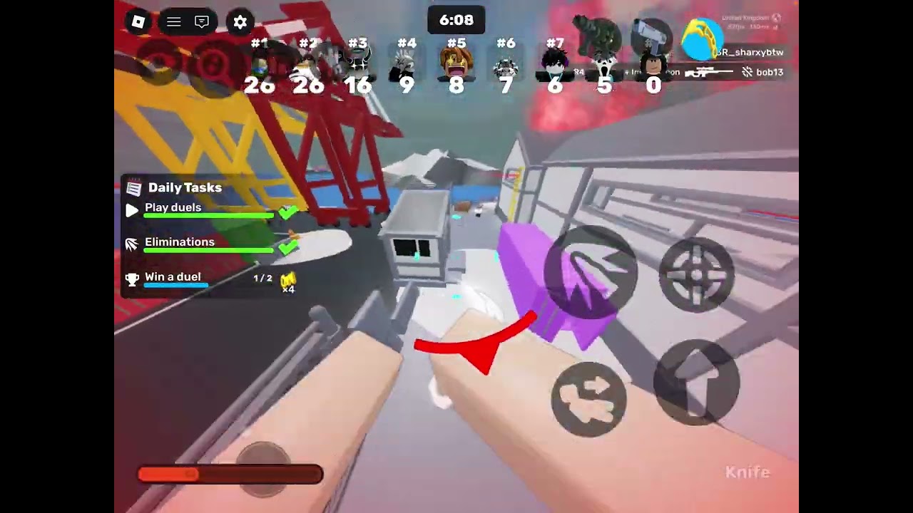 RIVALS FREE FOR ALL KNIFE ONLY